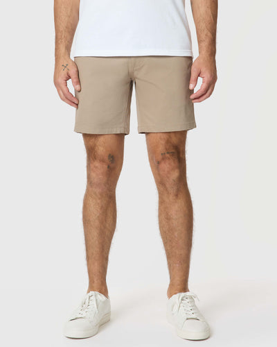 Pantalones cortos clásicos de sarga de 7"