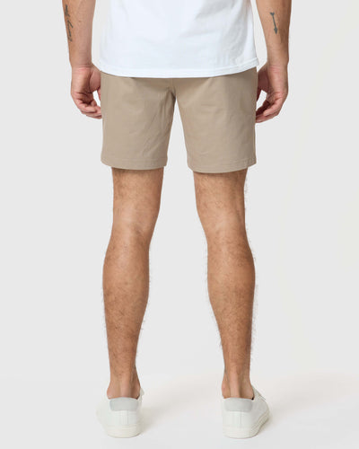 Pantalones cortos clásicos de sarga de 7"