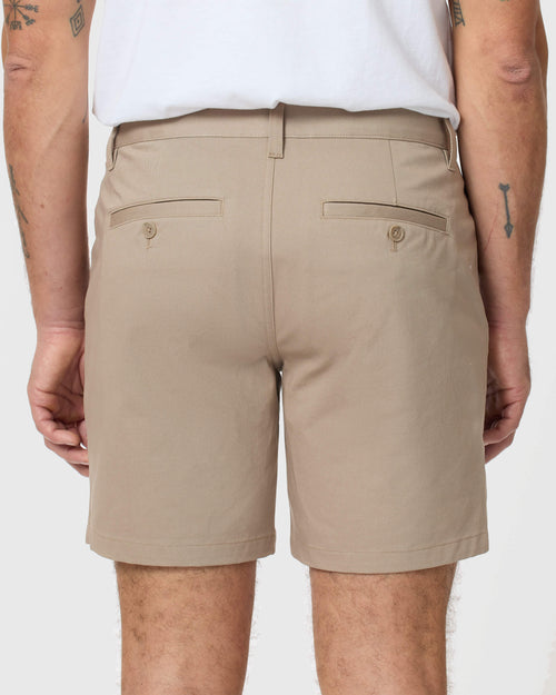 7" Khaki Classic Twill Shorts