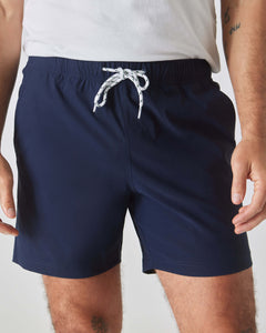 True Classic6" Navy Swim Trunk