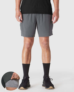 True ClassicCarbon 7" 2-in-1 Training Shorts