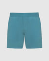 Voyager 7 2-in-1 Training Shorts with elastic waistband and side pockets.