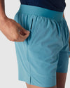 Voyager 7 2-in-1 Training Shorts with zippered pocket detail.