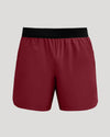7 Auburn Active Training Shorts 2.0 with black waistband and zippered pockets.