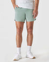 7 Slate Green Active Training Shorts 2.0 worn with white socks.