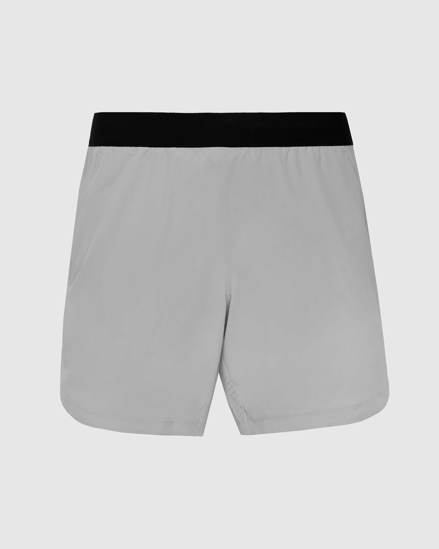 Steel 7 Active Training Short with black waistband, showcasing athletic design.