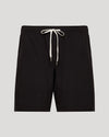 True Classic Men’s Active Shorts - Black elastic drawstring gym shorts.