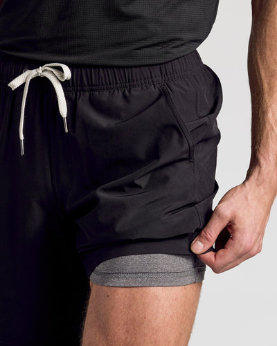 9" Active Quick Dry Shorts - Black