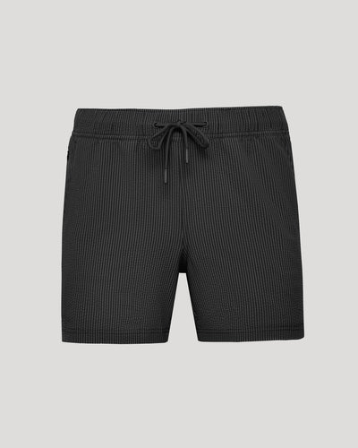 5" Seersucker Swim Trunks - Smoke