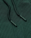 Close-up of 7 Marine Spruce Seersucker Swim Trunks' braided drawcords.