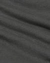 Close-up of dark gray fabric with visible texture