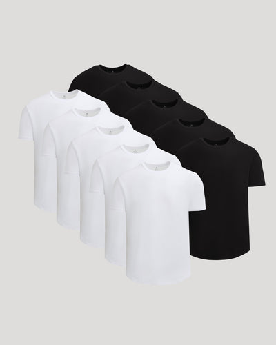 Short Classic Curved Hem Crew