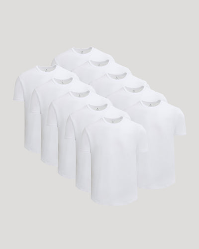 Short Classic Curved Hem Crew