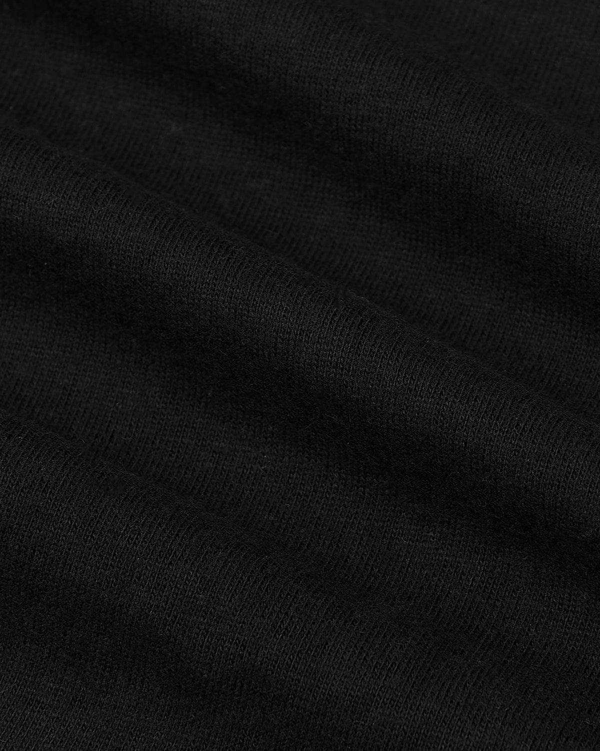 All Black Short Classic Curved Hem Crew 3-Pack