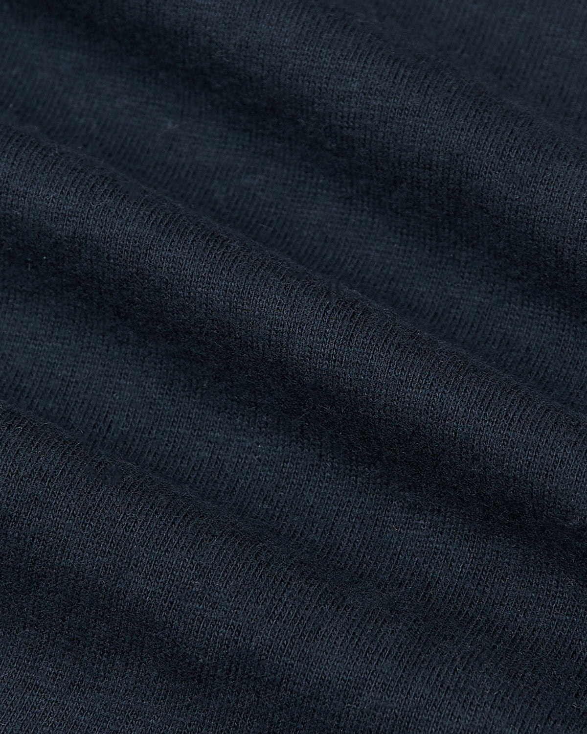 Navy Short Classic Curved Hem Crew