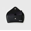 Copy Of Classic Polarized Sunglasses in open black pouch, revealing tinted lenses.