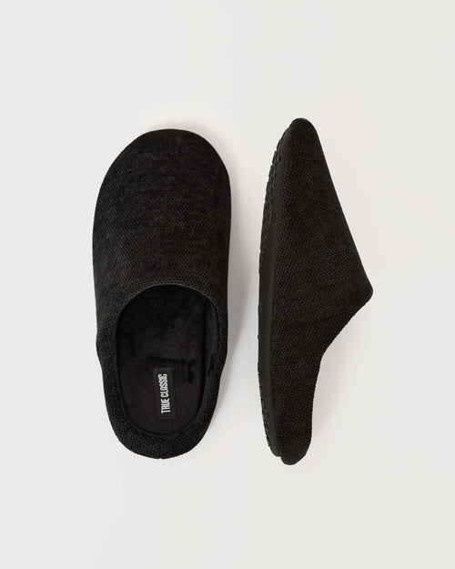 Black Slippers