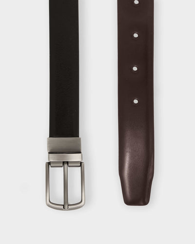 Reversible Dress Belt - Brown/Black