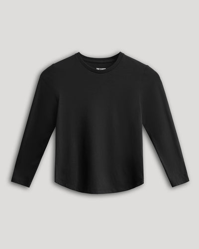 Boys' Long Sleeve Crew - Black