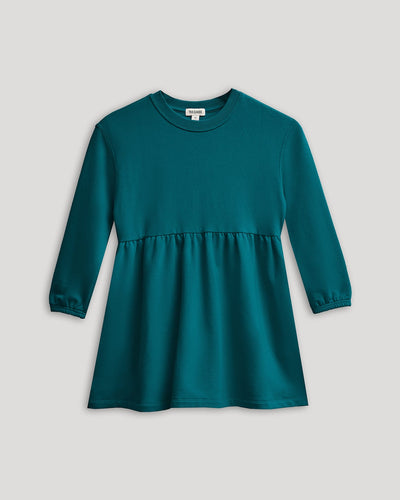 Girls Long Sleeve Fleece Dress