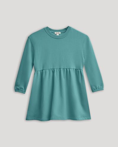 Vestido de polar manga larga para niñas