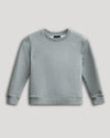 Gray sweatshirt on a light gray background