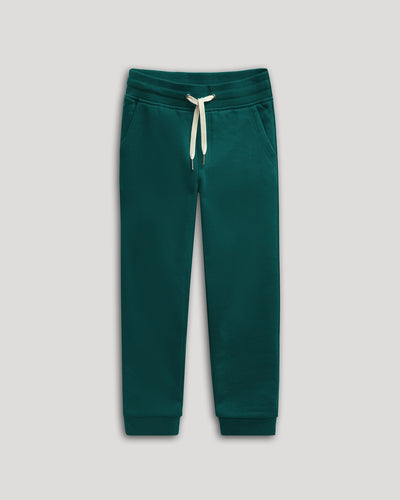 Boys' Fleece Joggers - Deep Emerald