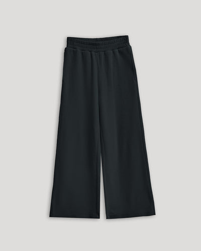 Girls Waffle Wide Leg Pants