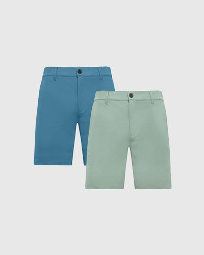 9" Komfort‑Strick‑Chino‑Shorts