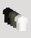 Active Polo 6-Pack of men's short-sleeve shirts, fanned display.