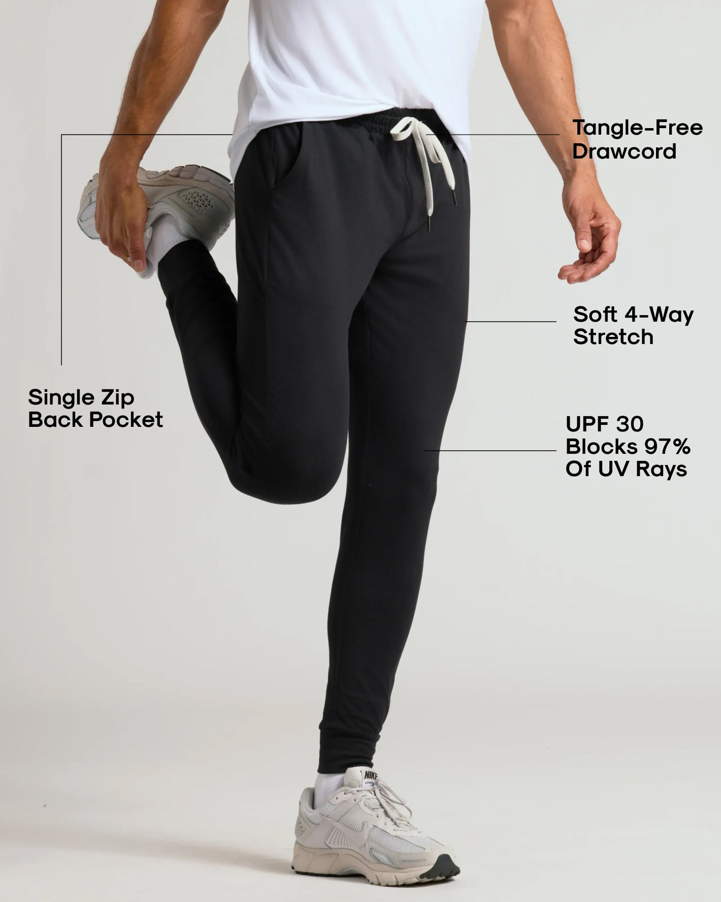 All Black Active Joggers 2-Pack