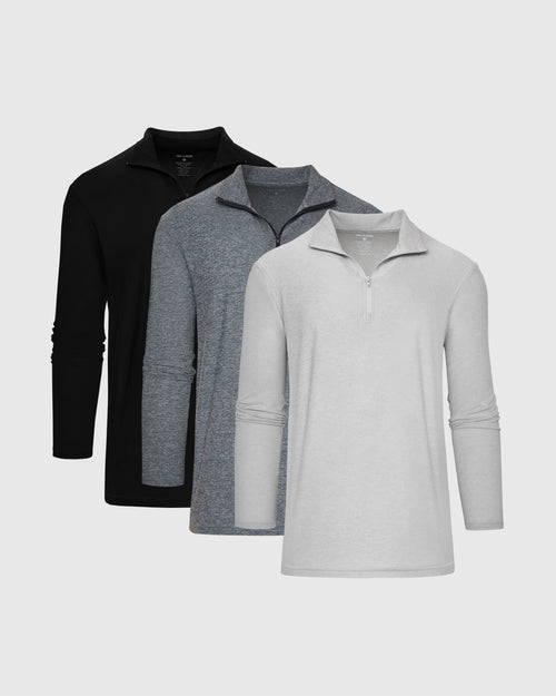 Active Quarter Zip 3-Pack