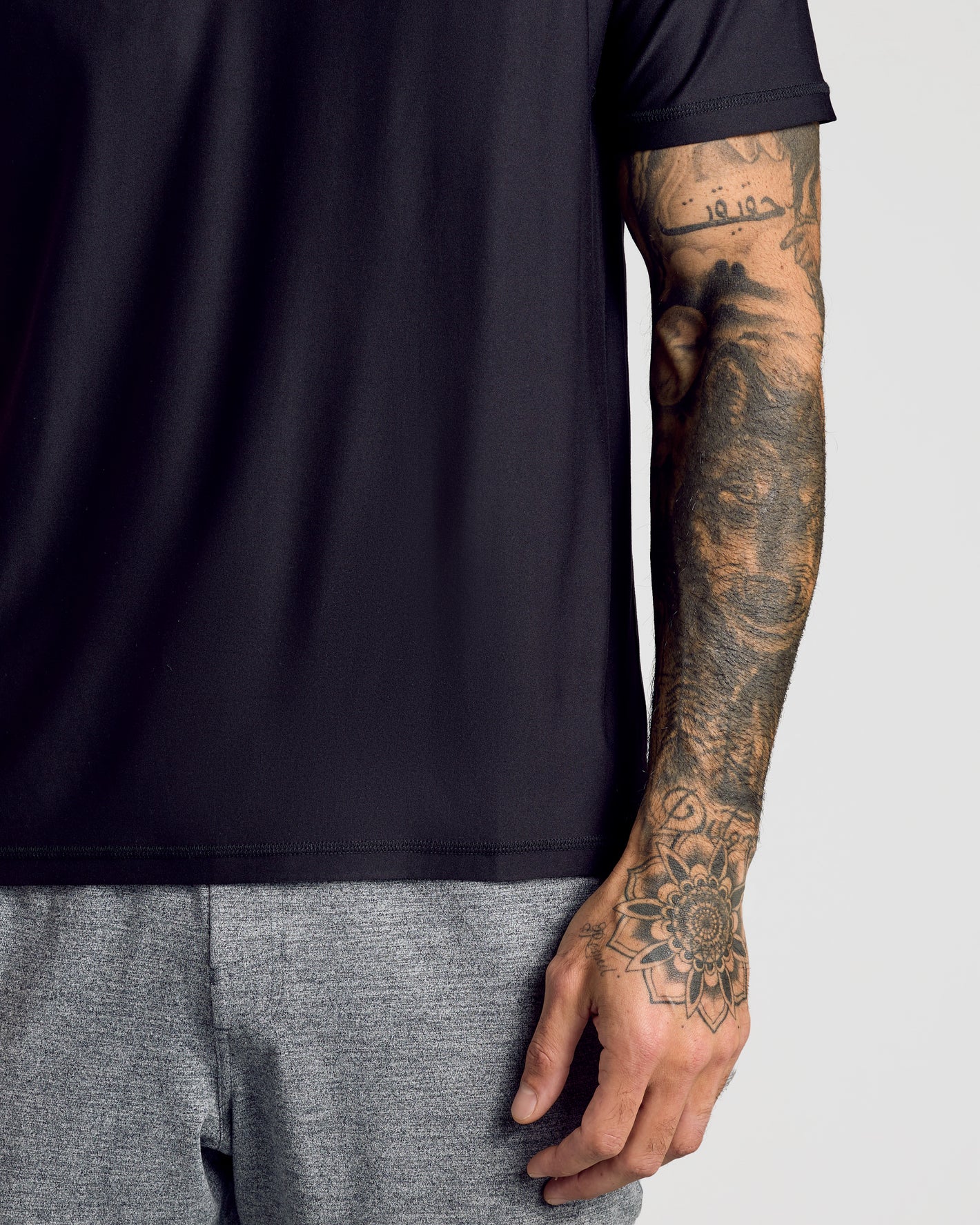 Black Active Short Sleeve Polo 1.0