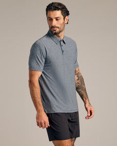 True ClassicHeather Navy Active Polo 2.0