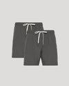 7 All Carbon Active Quick Dry Shorts with Liner, elastic waist, drawstring.