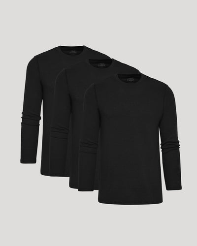 Waffle Long Sleeve Crew Neck