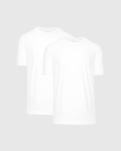 True ClassicAll White Active Crew 2-Pack