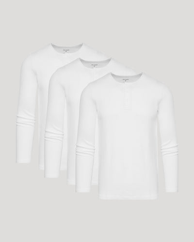 Waffel‑Langarm‑Henley