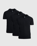 Black Classic Polo 3-Pack