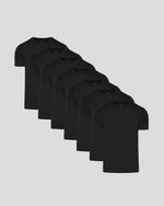 Black Premium Pima Crew Neck 7-Pack