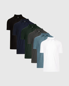 True ClassicEveryday Active Polo 6-Pack