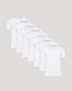 White Premium Pima Crew Neck 7-Pack