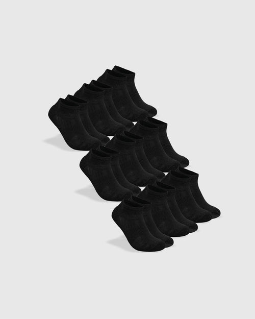 Black Ankle Socks 9-Pack