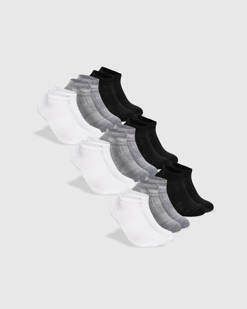 Multi Ankle Socks 9-Pack