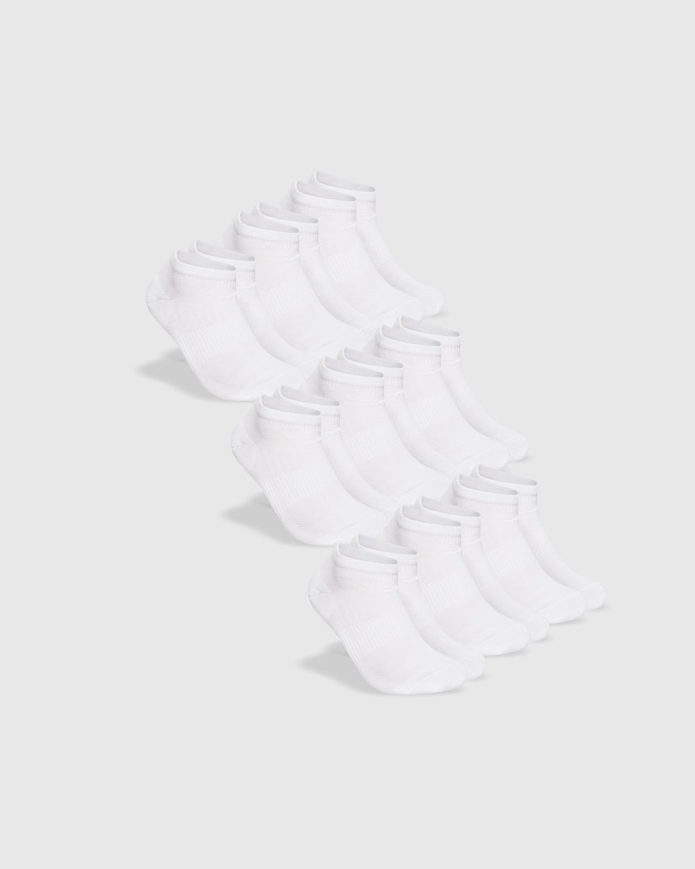 White Ankle Socks 9-Pack