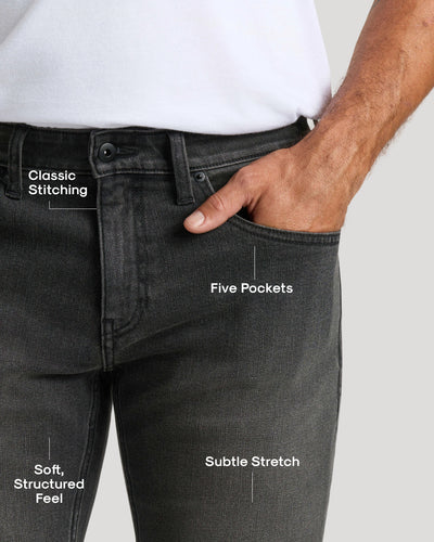 Slim Low‑Stretch Jeans
