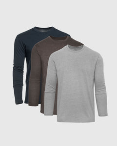 True ClassicAutumn Long Sleeve Crew 3-Pack