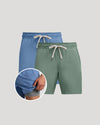 Azul & Juniper Active Quick Dry Short 2-Pack with comfort liner.
