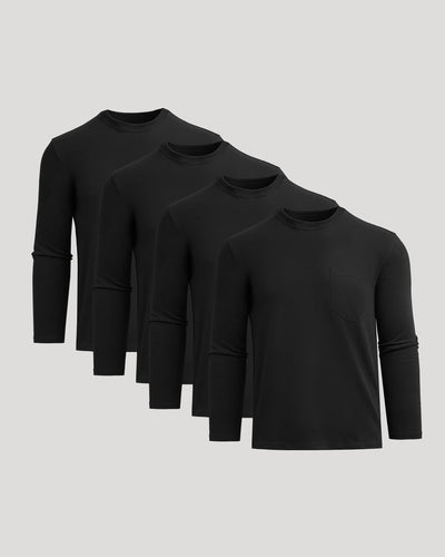 Heavyweight Long Sleeve Pocket Crew