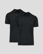 Black Premium Pima Polo 2-Pack